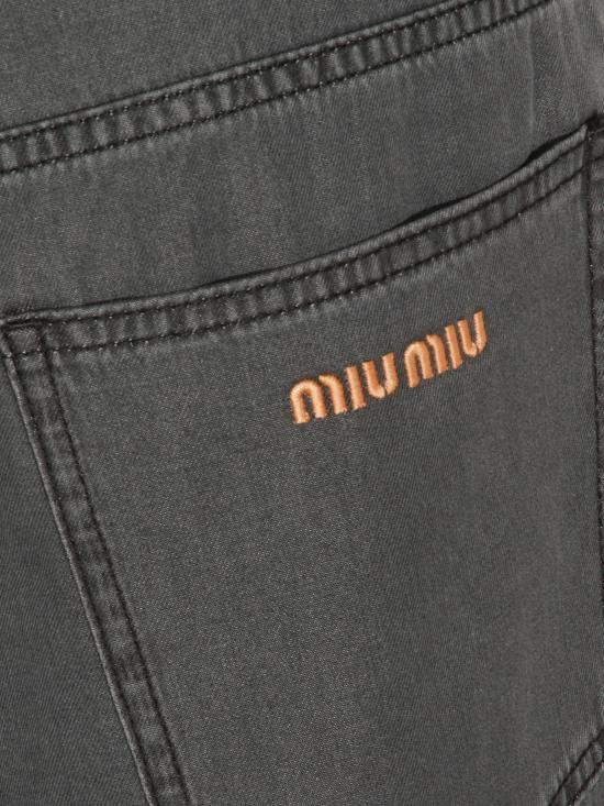 26FW 미우미우 팬츠 GWP618S OOO 15MPF0002 BLACK - MIU MIU