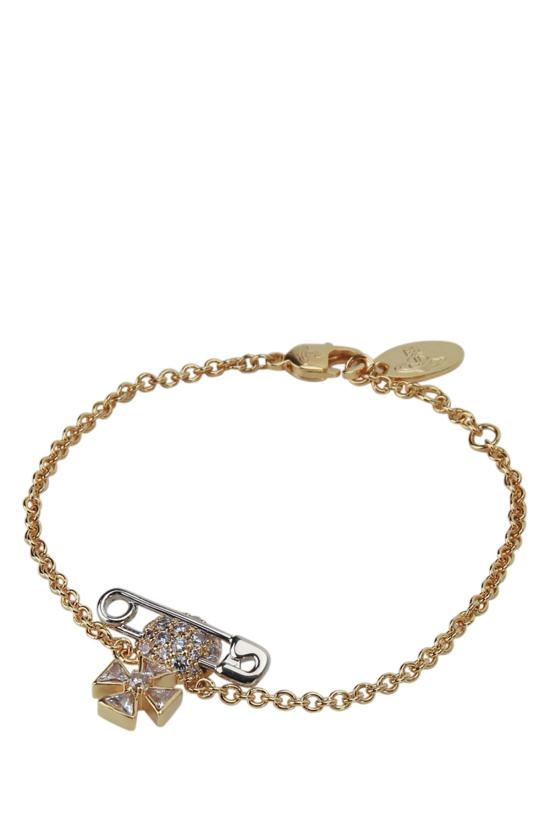 26FW 비비안웨스트우드 팔찌 6102026O02R739 R739 GOLDPLATINUMWHITECZ - VIVIENNE WESTWOOD