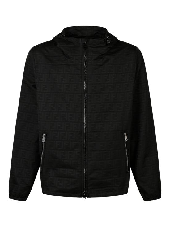 26FW 펜디 FF 모티프 나일론 프린티드 후디드 자켓 FW1463 AMYBF0QA1 NERO