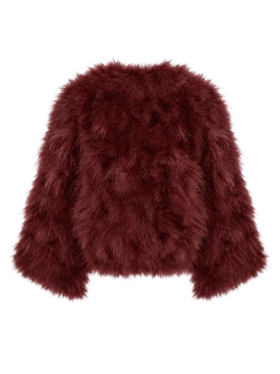 26FW 이브살로몬 코트 27W27WAC30446PLUX A4076 BROWN - YVES SALOMON