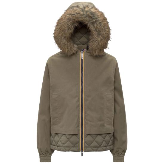 26FW 까웨 코트 K8137RW DB8 GREEN ARMY