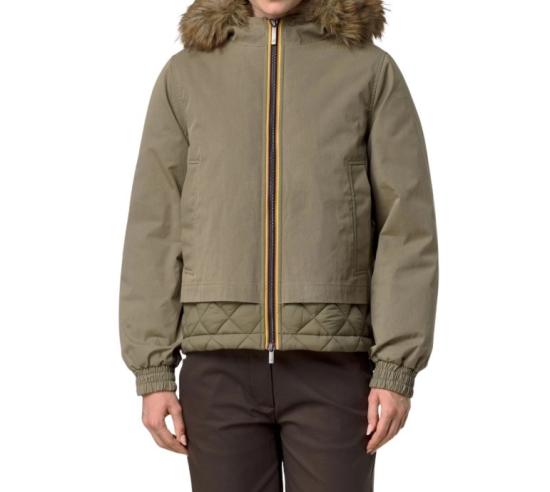 26FW 까웨 코트 K8137RW DB8 GREEN ARMY - K-WAY