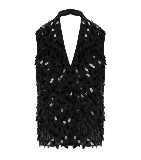 26FW 마렐라 탑 2623166042200 002 38 Black - MARELLA