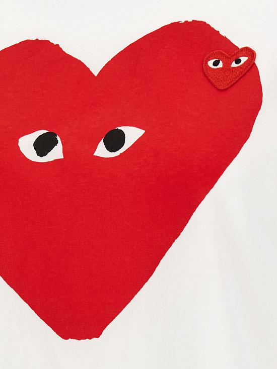 26FW 꼼데가르송 탑 AXT2201 White - COMME DES GARCONS