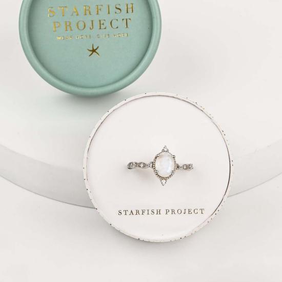  스타피쉬 프로젝트 반지 루나 크레스트 문스톤 - STARFISH PROJECT