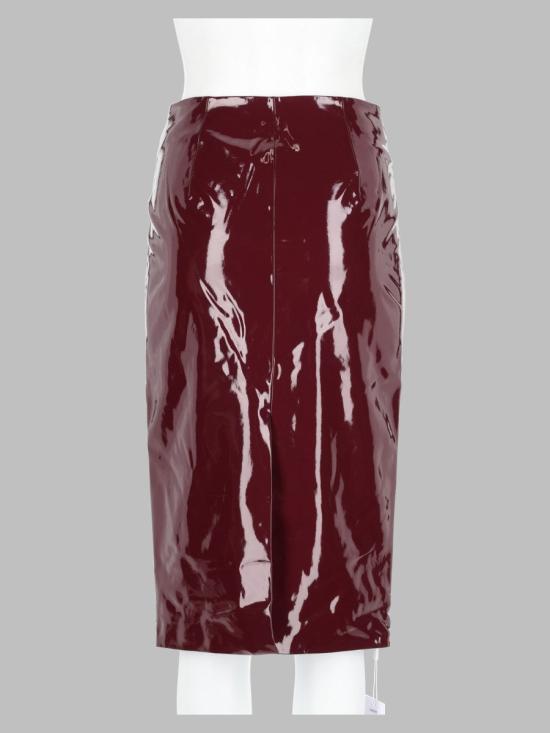 26FW 셀프 포트레이트 스커트 AW26 080MSK PU PURPLE BURGUNDY - SELF PORTRAIT