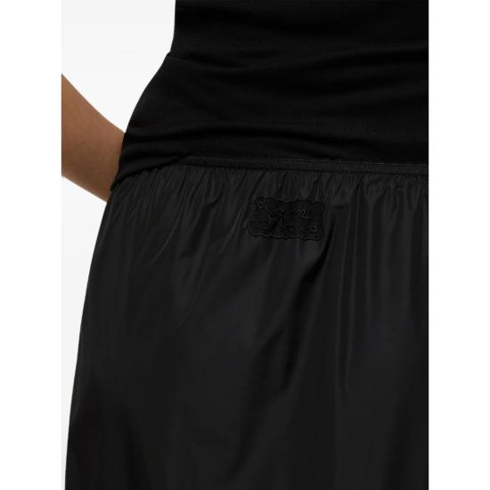 26FW 가니 미디 스커트 A1090334 099 BLACK DOM - GANNI