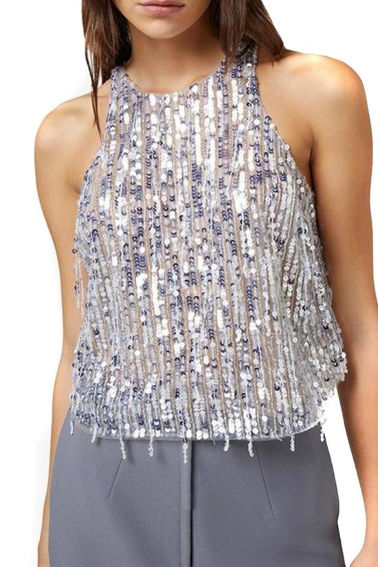  엘리자베타프랜치 탑 CN00742E234644 Silver - ELISABETTA FRANCHI