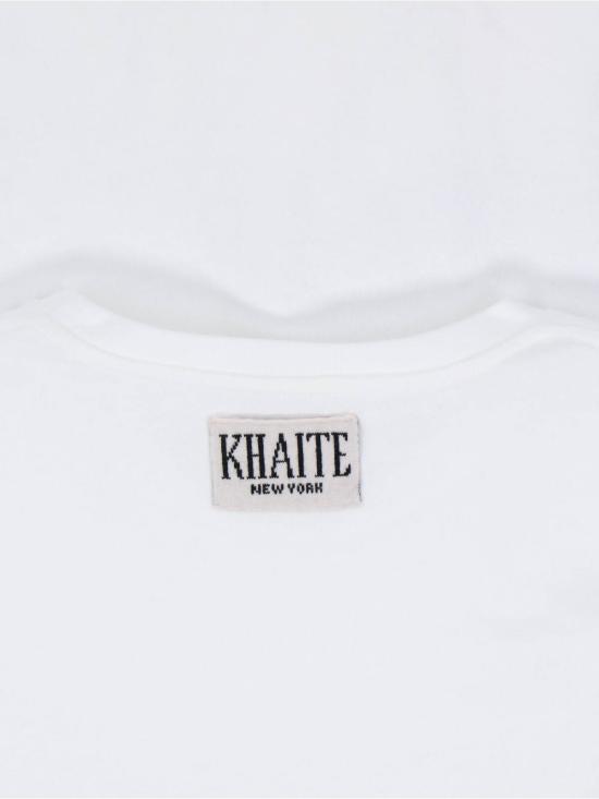 26FW 케이트 반팔 티셔츠 2196138 W138 100 WHITE - KHAITE