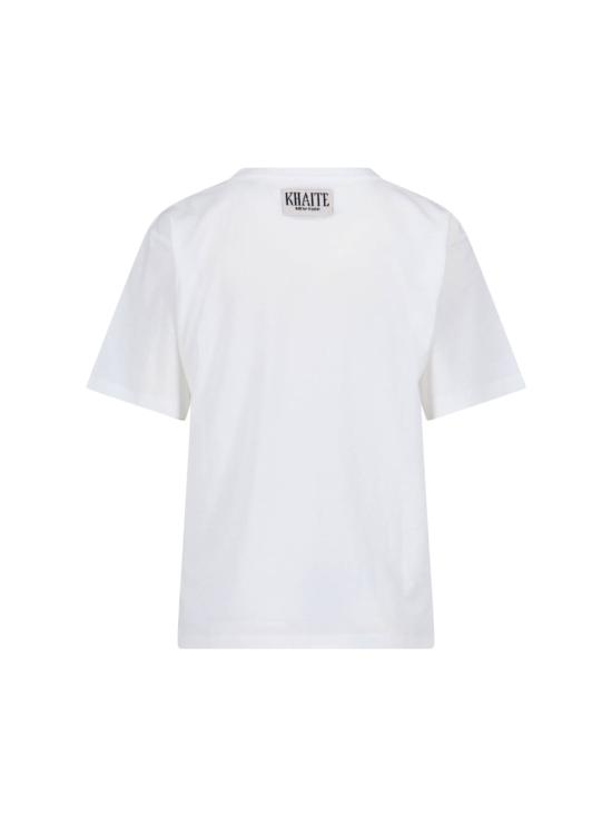 26FW 케이트 반팔 티셔츠 2196138 W138 100 WHITE - KHAITE