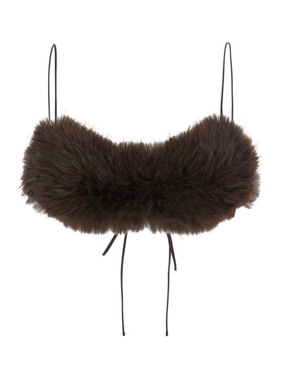 26FW 안다마네 바디수트 티셔츠 TM200953B BROWN