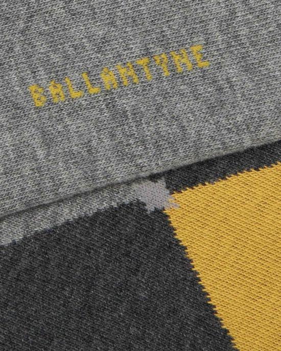 26FW 발렌타인 양말 BMX031 GRAY - BALLANTYNE
