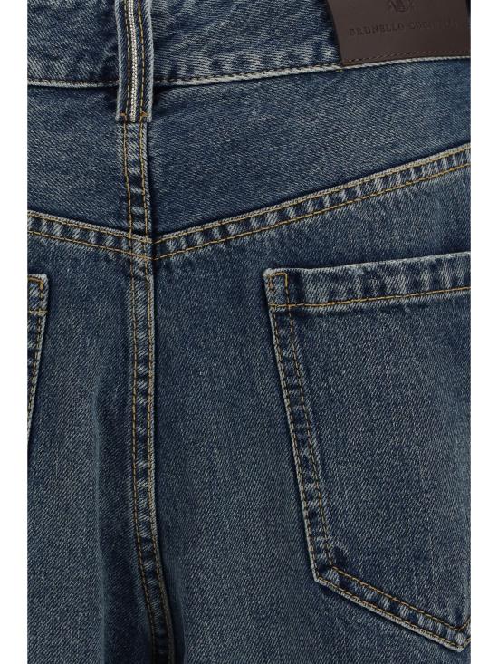 26FW 브루넬로 쿠치넬리 데님 팬츠 MP095P5565 BLUE - BRUNELLO CUCINELLI
