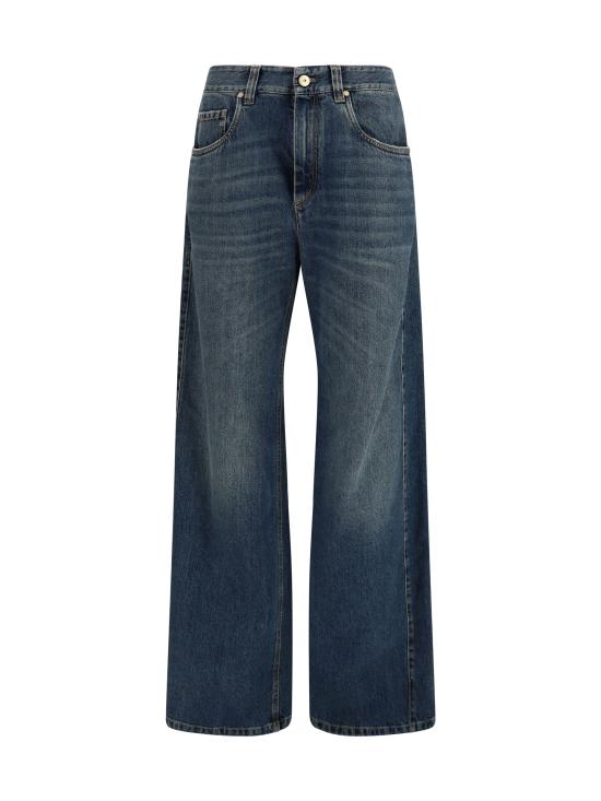 26FW 브루넬로 쿠치넬리 데님 팬츠 MP095P5565 BLUE - BRUNELLO CUCINELLI