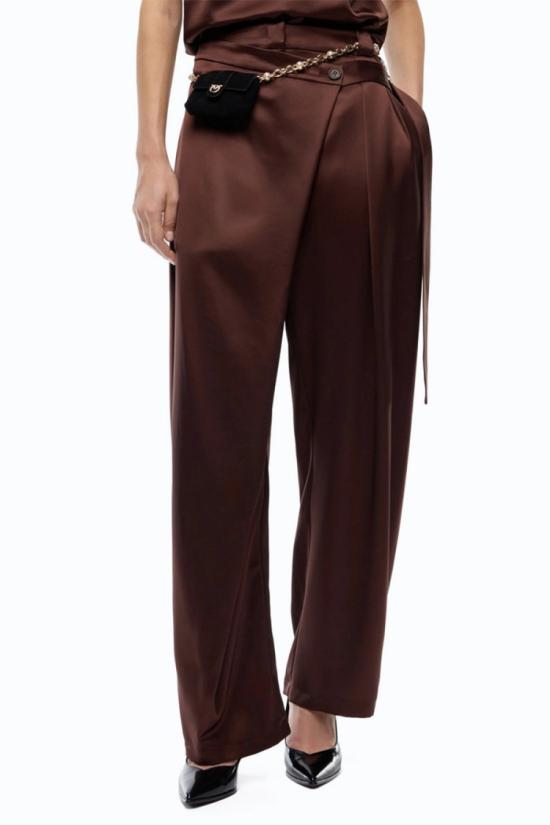 26FW 핑코 팬츠 8053177615449 Brown - PINKO