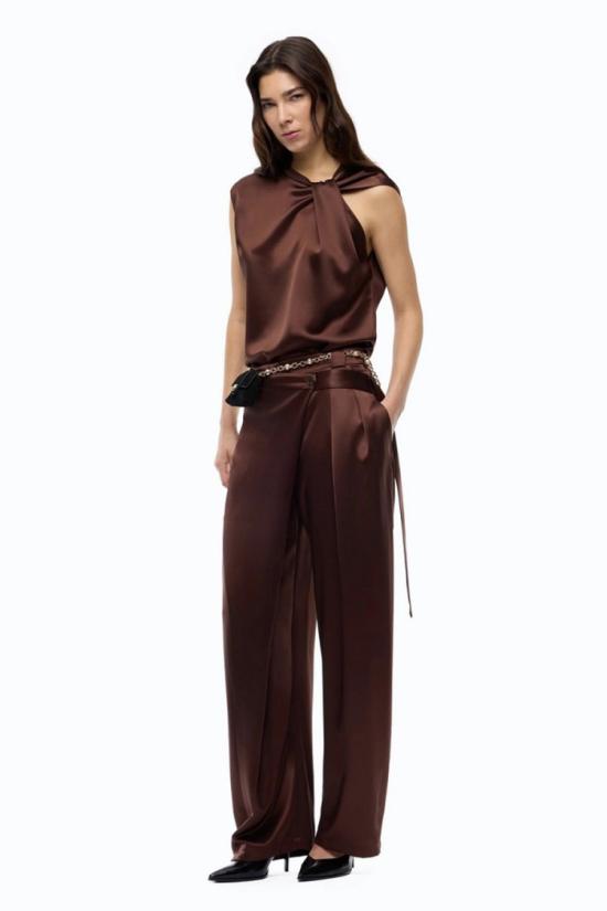 26FW 핑코 팬츠 8053177615449 Brown - PINKO