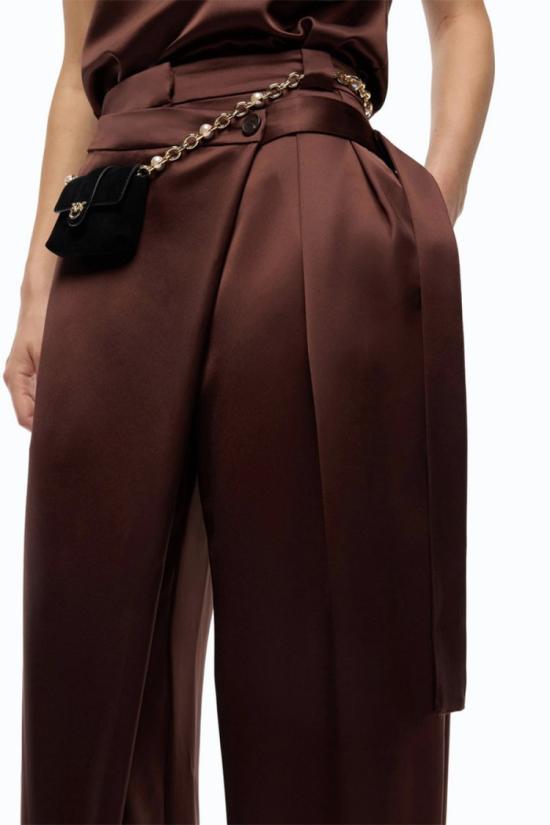 26FW 핑코 팬츠 8053177615449 Brown - PINKO