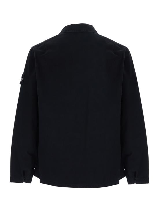 26FW 스톤 아일랜드 지퍼 디테일 컴포트 핏 오버셔츠 L2S14 1200002 S0J24 V0029 BLACK DOM - STONE ISLAND