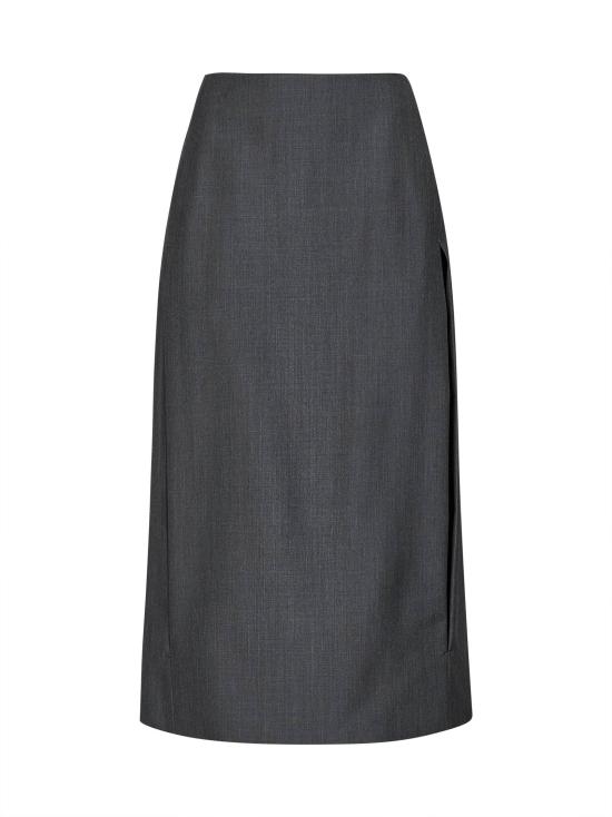26FW 질샌더 스커트 J03MA0315 GRAY