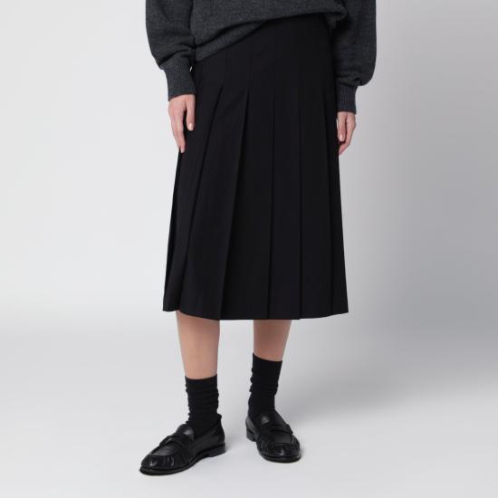 26FW 던스트 스커트 UDSK6C206PL Black