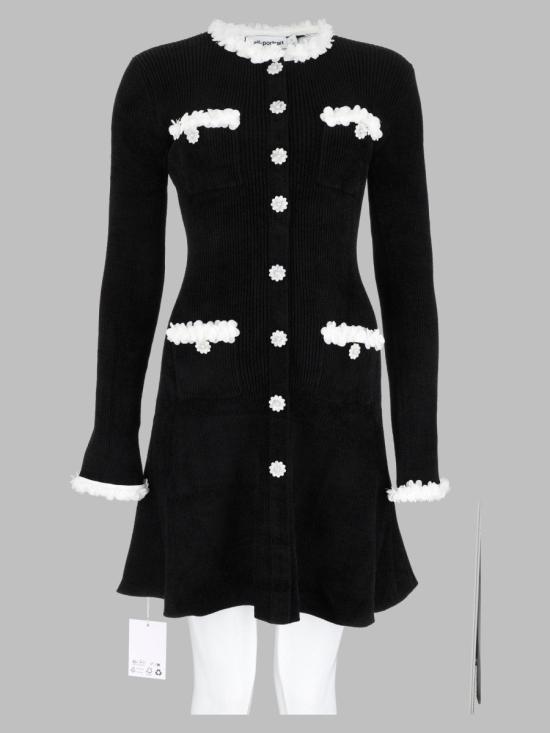 26FW 셀프 포트레이트 원피스 AW26 099S B BLACK