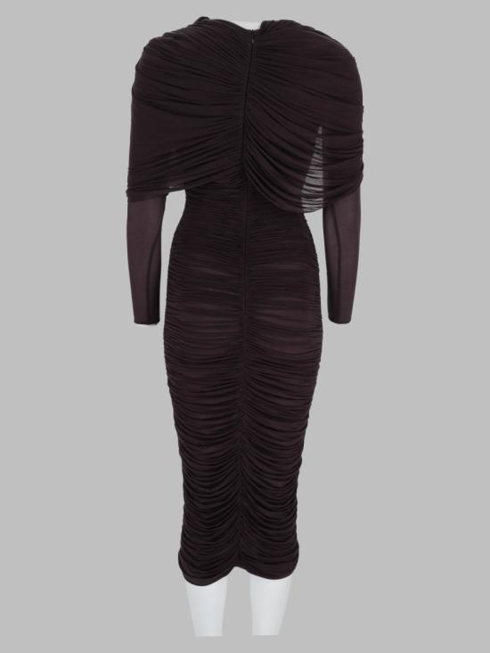 26FW 마그다뷰트림 원피스 250926 BURGUNDY - MAGDA BUTRYM