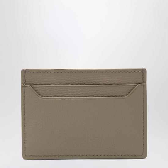 27SS 로에베 페블 그레인드 카프스킨 아나그램 플레인 카드 홀더 C821075X09LE Brown - LOEWE