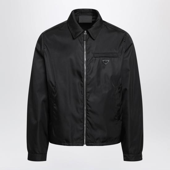 26FW 프라다 리나일론 삼각로고 블루종 자켓 SGB6841WQ8 Black