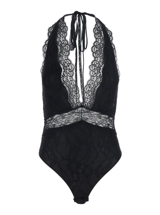 26FW 안다마네 바디수트 티셔츠 TM200769A BLACK