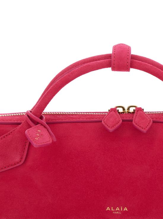 26FW 알라이아 르 테켈 스웨이드 고트스킨 클러치 AA1S06026CA328 RED - ALAIA