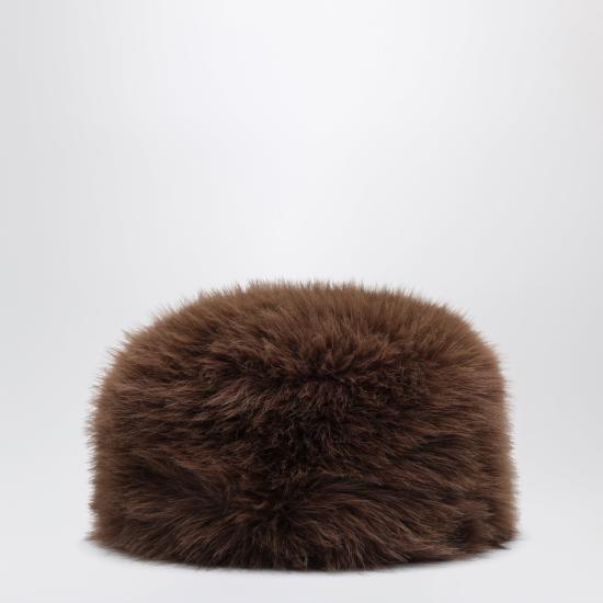 26FW 메종 올라 모자 LECHAPKAEF Brown