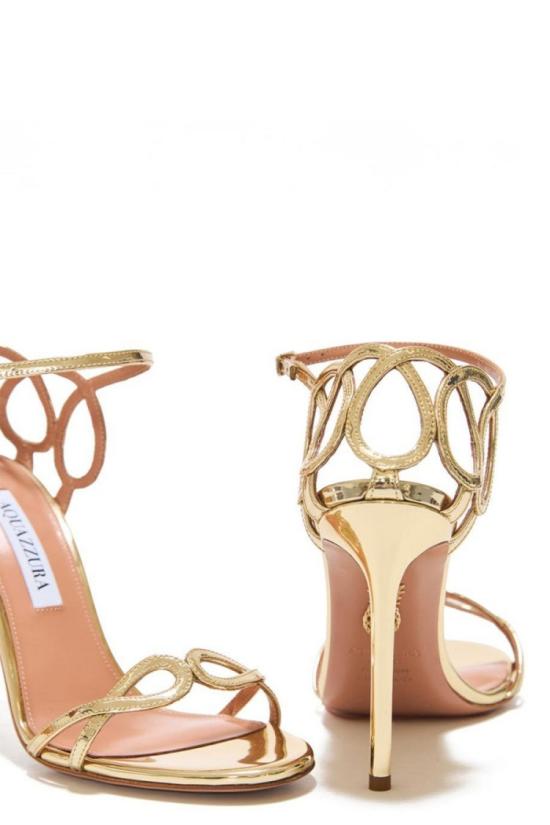 26FW 아쿠아주라 샌들 2100000564415 Gold - AQUAZZURA
