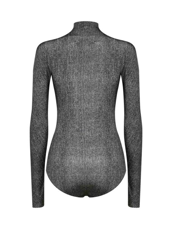 26FW 마르지엘라 시어 그라데이션 터틀넥 바디수트 S29NA0185 GRAY - MAISON MARGIELA