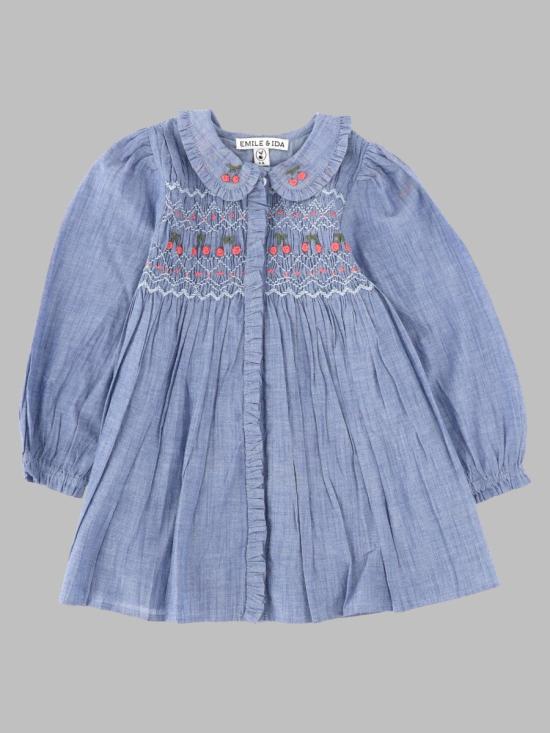 26FW 에밀 앤 이다 원피스 AE064K CHAMBRAY BLUE