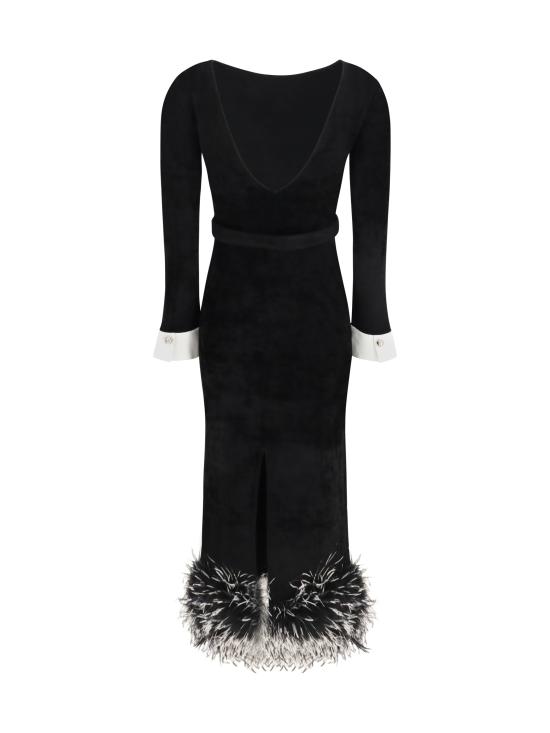 26FW 셀프 포트레이트 원피스 SC26101MAB BLACK - SELF PORTRAIT