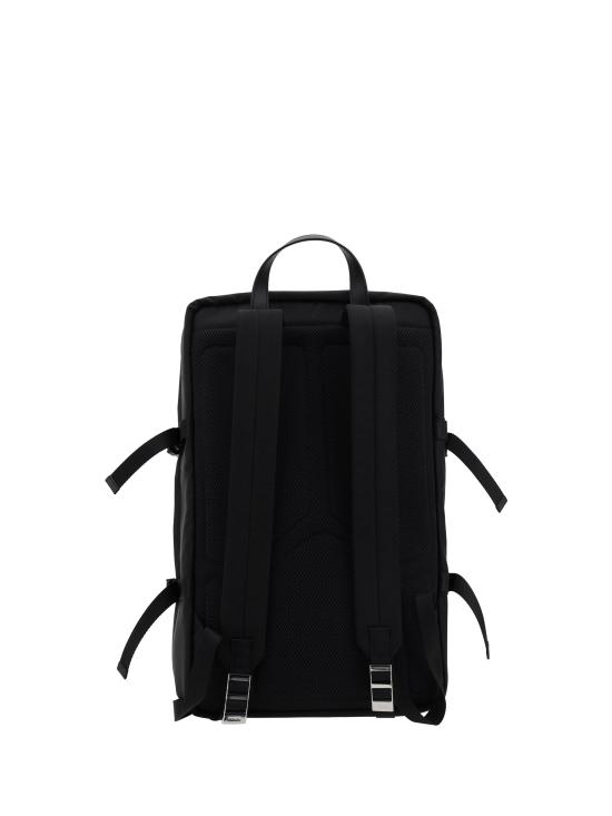 26FW 프라다 리나일론 앤 사피아노 레더 백팩 2VZ101VOOO2DMG BLACK - PRADA
