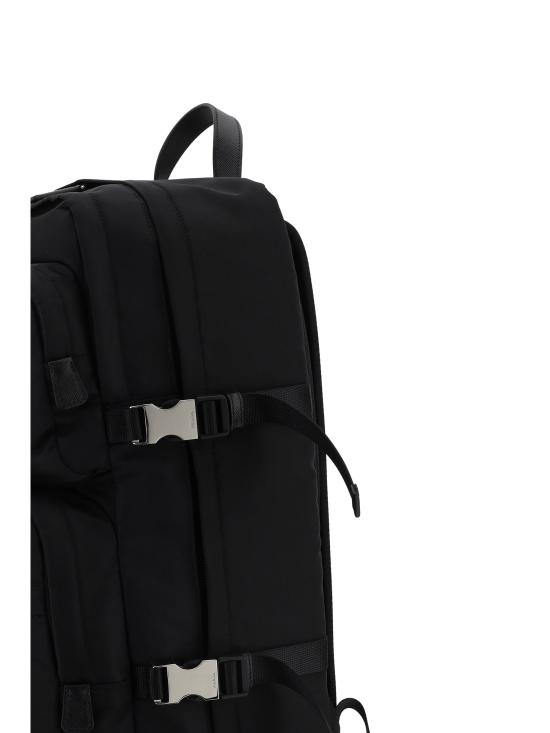 26FW 프라다 리나일론 앤 사피아노 레더 백팩 2VZ101VOOO2DMG BLACK - PRADA