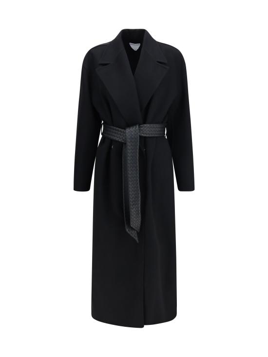 26FW 보테가베네타 코트 A00A0ZV6NZ0 BLACK - BOTTEGA VENETA