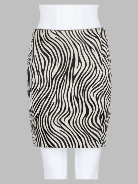 26FW 알리지 스커트 266008 A6040ZEBRA MULTICOLOR