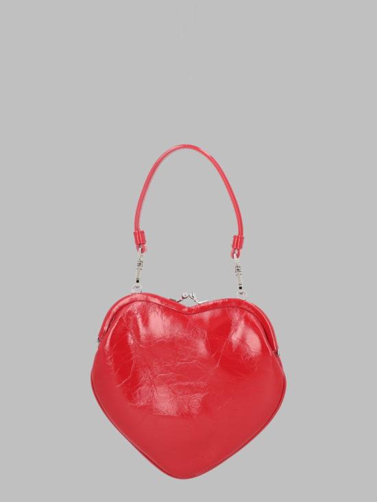 26FW 비비안웨스트우드 벨 하트 프레임 퍼스 4B01000CW L00EOH401 RED - VIVIENNE WESTWOOD