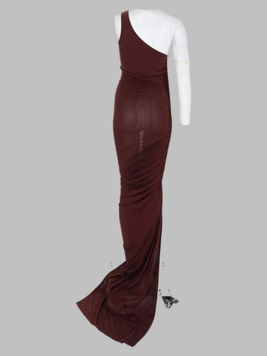 26FW 릭 오웬스 원피스 LI02F2581 JVCR33 BURGUNDY - RICK OWENS