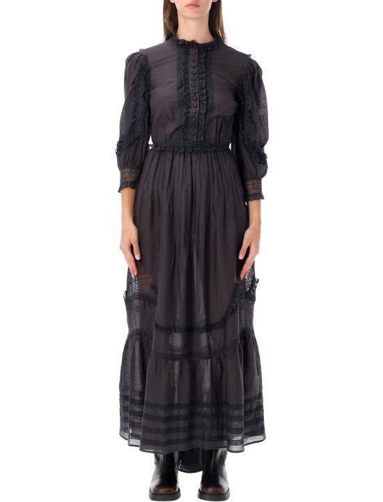 26FW 포르텔라 미디 원피스 WASTRIDJA021 BLK BLACK