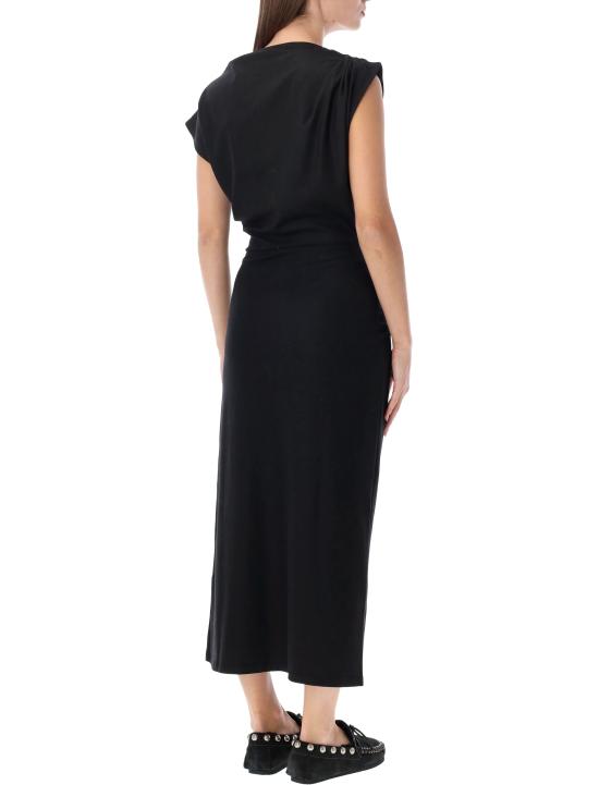 26FW 이자벨마랑에뚜왈 미디 원피스 RO0260FDD3K05E 01BK BLACK - ISABEL MARANT ETOILE