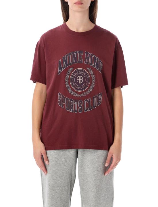 26FW 애니빙 반팔 티셔츠 A0812981BGN27 BURGUNDY