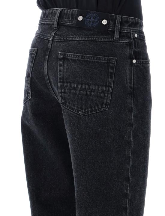 26FW 스톤 아일랜드 라이트 불 데님-TC 루즈핏 파이브 포켓 진 S14J100006S0J32 VJ902 MED BLACK WASH - STONE ISLAND