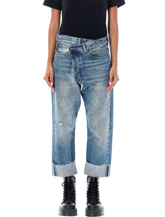 26FW 알13 KELLY 캘리 크로스오버 데님 팬츠 R13W2048735 JASPERBLU MID BLUE
