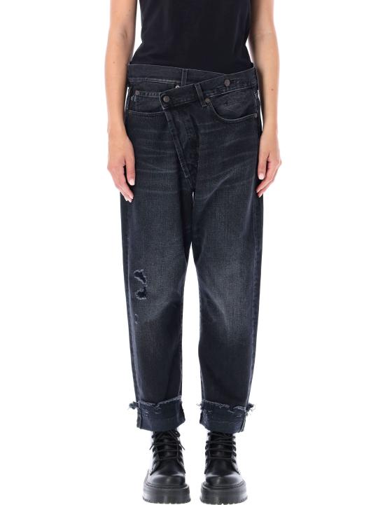 26FW 알13 KELLY 캘리 크로스오버 데님 팬츠 R13W2048394 JAKEBLACK