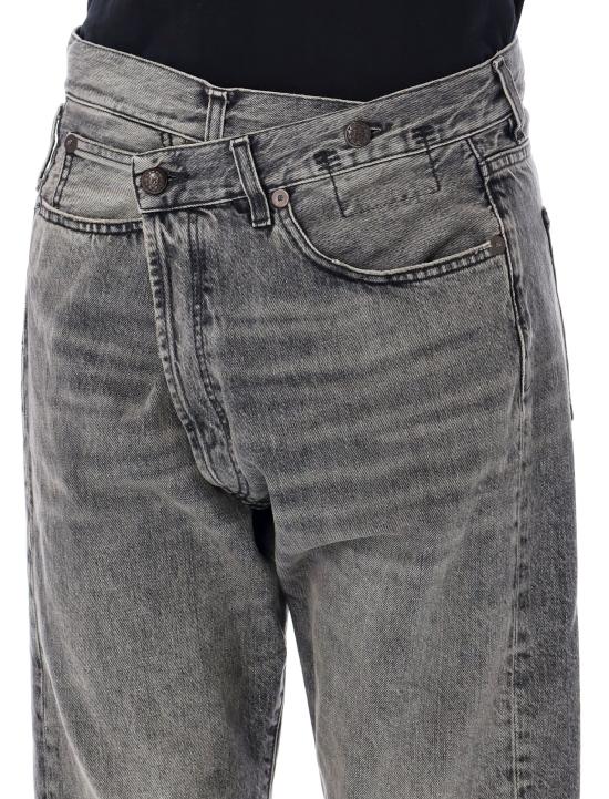 26FW 알13 KELLY 캘리 크로스오버 데님 팬츠 R13W2048549A LEYTONBLA WASHED BLACK - R13