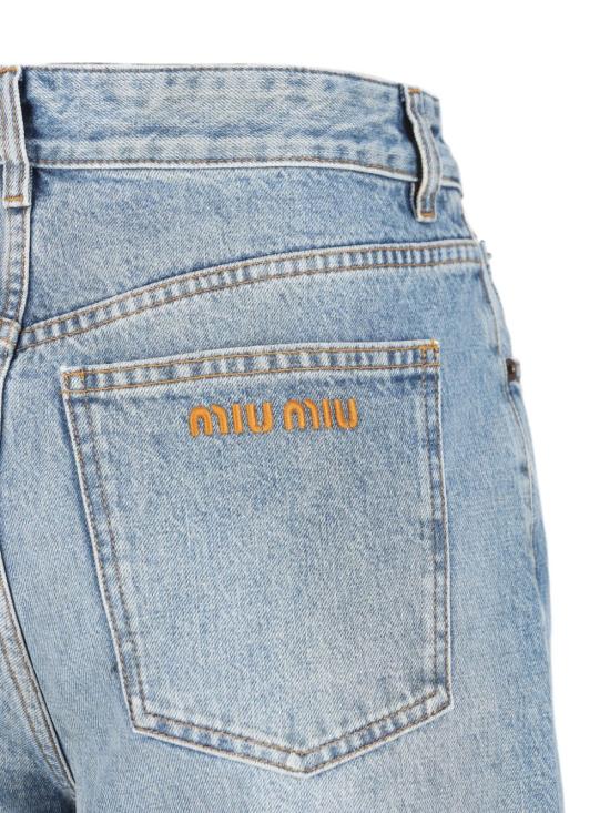 26FW 미우미우 리지드 데님 팬츠 GWP5001NLCSOOOF0008 DENIM - MIU MIU