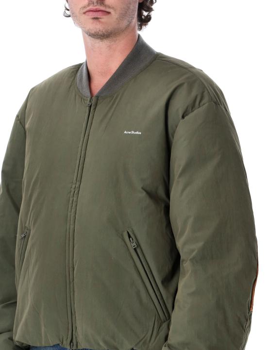 26FW 아크네 스튜디오 다운 봄버 자켓 B90897 CA3 CEDAR GREEN - ACNE STUDIOS
